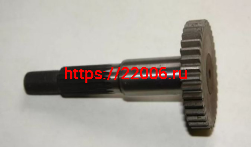 Вал редуктора ведомый 1E40QMB с шестерней (44T) L-141 мм. Вал редуктора ведомый 1E40QMB с шестерней (44T) L-141 мм.