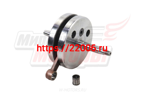 Коленвал Минск 6В (ТИП B: под 2 подш 204 + 1 подш 303 + 1 короткая шейка) фото 3