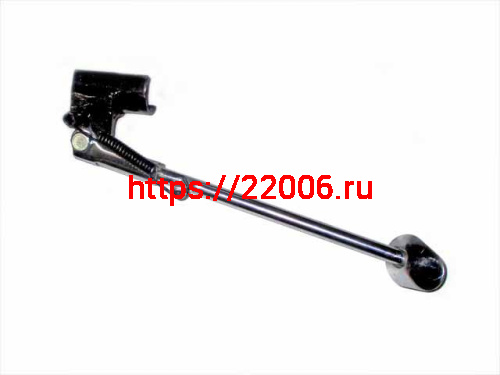 Подставка мотоцикла боковая хром не регулируемая с сборе с кронштейном Урал Подставка мотоцикла боковая хром не регулируемая с сборе с кронштейном Урал