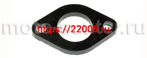 Прокладка карбюратора текстолитовая 139QMB 50cc с резиновым кольцом Прокладка карбюратора текстолитовая 139QMB 50cc с резиновым кольцом