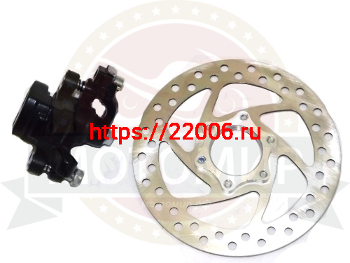 Тормоз дисковый (суппорт  F160/R140 + диск 140 мм) фото 2