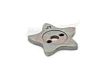 Звезда червячного вала КПП Alpha, Delta 50-125 см3 (под маленький ролик)