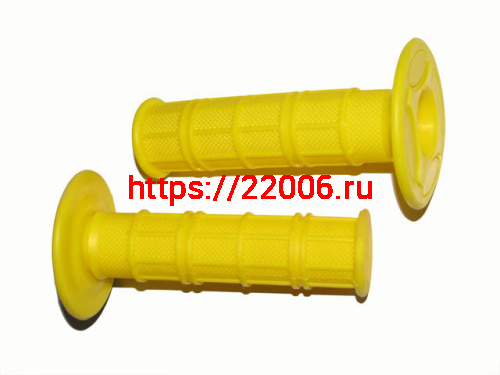 Ручки руля (грипсы желтые) Ручки руля (грипсы желтые)