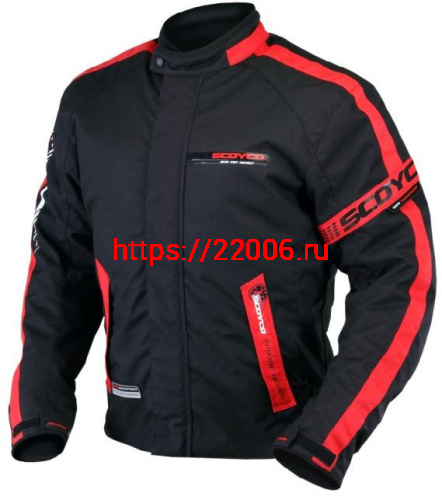 Куртка мотоциклетная JK34 красная (L) Scoyco