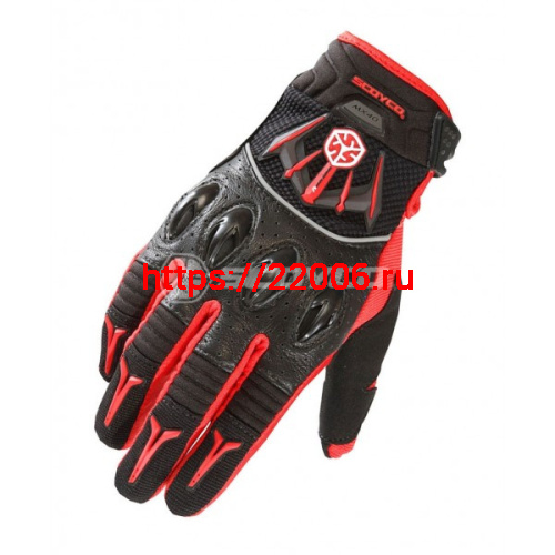 Перчатки Scoyco MX40 (ХL) красные Перчатки Scoyco MX40 (ХL) красные