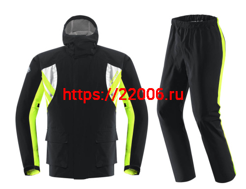 Дождевик SCOYCO RC09 черный с зеленым, р-р 3XL Дождевик SCOYCO RC09 черный с зеленым, р-р 3XL