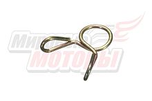 Хомут шланга пружинный, проволочный, одновитковый, диаметр 5 мм