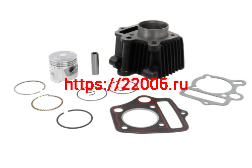 Цилиндр Delta, Zodiak, OB-70 в сборе 39мм (50см3)  (Поршн. группа=цилиндр+порш.+палец+кольц.)