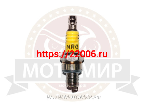 Свеча ENERGY NRG CMR7H (б/пила, мотокоса) короткая тонкая юбка