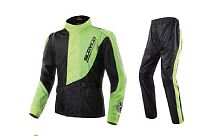 Дождевик SCOYCO RC01 черно-зеленый, р-р  M