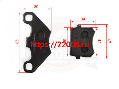 Колодки тормозные дисковые Suzuki AD50, ATV150 НF130CobraCrossFire,Gvalior J202615 Колодки тормозные дисковые Suzuki AD50, ATV150 НF130CobraCrossFire,Gvalior J202615