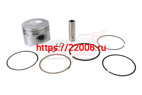 Поршень 52,75 мм 4 такт. Aplha, Delta, Zodiak, ОВ-70 (110 см3) ( + кольца, палец, стопорн. кольца)