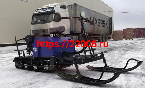 Мотобуксировщик с лыжным модулем 16 л.с., С РЕВЕРСОМ ЛИДЕР-3-3Т-16АП (3 тел.), АДАПТИВНАЯ ПОДВЕСКА фото 2