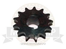 Звезда 13 зуб. 15,875шаг (520) цепи, на вал ф25мм, малая диска реверса мотобусировщика