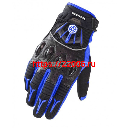 Перчатки Scoyco MX40 (L) синие Перчатки Scoyco MX40 (L) синие