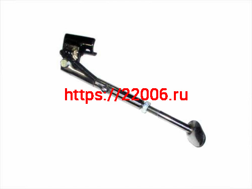 Подставка мотоцикла боковая хром регулируемая в сборе с кронштейном Урал Подставка мотоцикла боковая хром регулируемая в сборе с кронштейном Урал