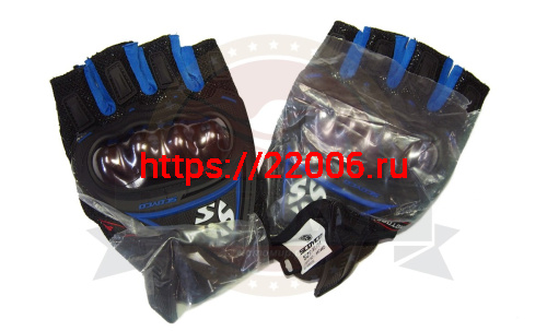 Перчатки SCOYCO (оригинал) МС-44D, цвет синий,  р-р XL