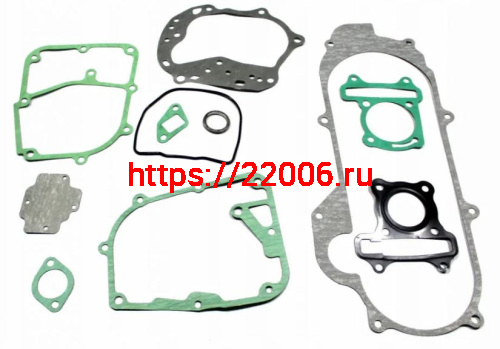 Набор прокладок двигателя 139QMB GY6-50cc 51мм Набор прокладок двигателя 139QMB GY6-50cc 51мм