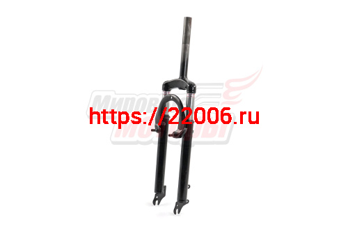 Вилка передняя 26'' с амортизаторами 25,4мм, длина резьбы 60мм, под тормоз V-brake,диск Вилка передняя 26'' с амортизаторами 25,4мм, длина резьбы 60мм, под тормоз V-brake,диск