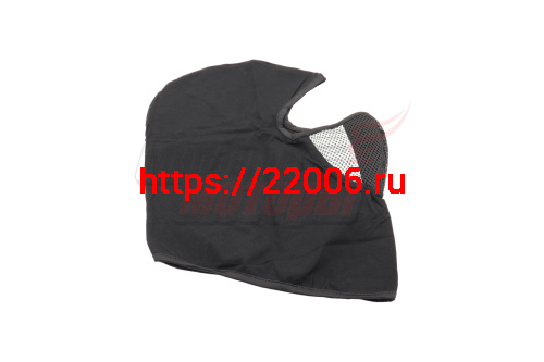Подшлемник (балаклава) хлопковый чёрный с серыми клыками" 2017080013-001A11WB Подшлемник (балаклава) хлопковый чёрный с серыми клыками" 2017080013-001A11WB
