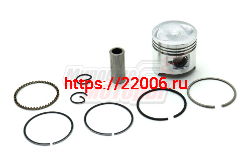 Поршень 39,00 мм 4 такт. Alpha, Delta, Zodiak, ОВ-70 (50 см3) ( + кольца, палец, стопорн.кольца) SEE