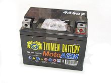 Аккумулятор 12В  4 А/ч, кислотный AGM  (Тюмень 6МТС -4)  (114х70х86) обратная полярность