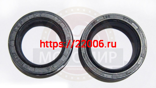 Сальник 25*35*9 пера передней вилки Альфа, Дельта, Zodiak