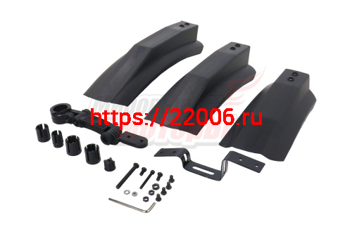 Крылья 26'' для FAT BIKE (пластик) (компл.) (щитки) (63 см переднее+35 см заднее)