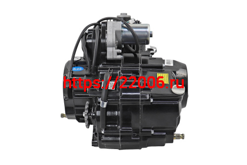 Двигатель 1P52FMН 110см3 эл.стар, 4МКПП по кругу, Delta,Alpha, маркировка 49см3(ЧЕРНЫЙ) фото 2