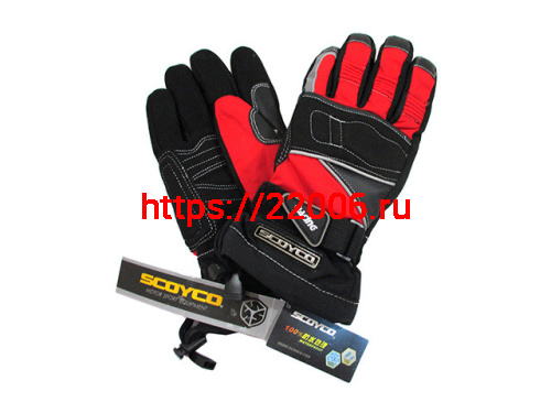 Перчатки Scoyco MC15 (XL) красные Перчатки Scoyco MC15 (XL) красные